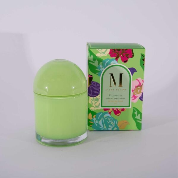 شمعة معطرة الاسكا حجم متوسط - اخضر