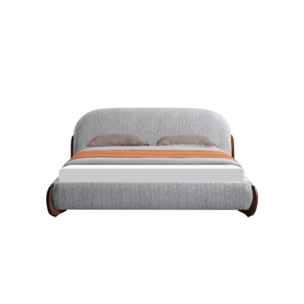 سرير كينغ كينزو - رمادي