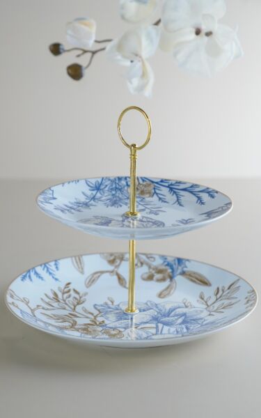 حامل كيك وحلويات طبقتين دينور