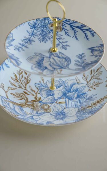 حامل كيك وحلويات طبقتين دينور