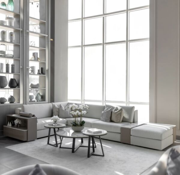 كنب زاوية باريس - اوف وايت