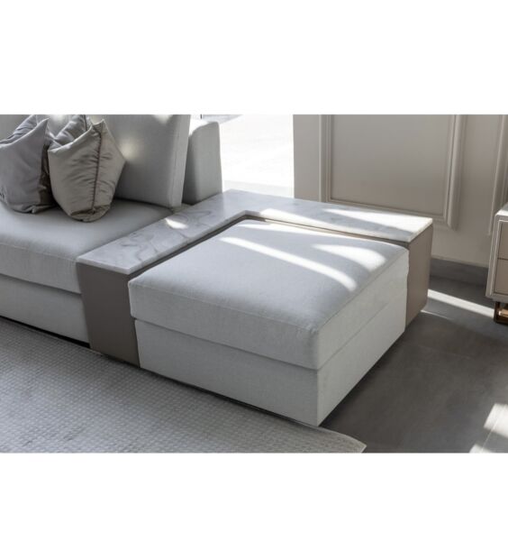 كنب زاوية باريس - اوف وايت