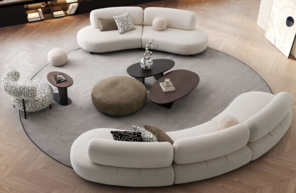 طقم كنب بون - بيج