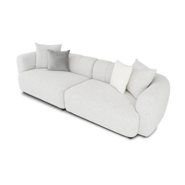 كنبة ايليت - 2 مقاعد - رمادي فاتح