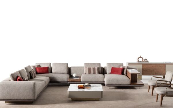 كنب زاوية هارموني - بيج