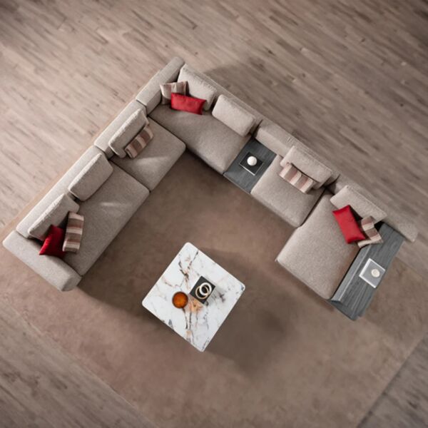 كنب زاوية هارموني - بيج