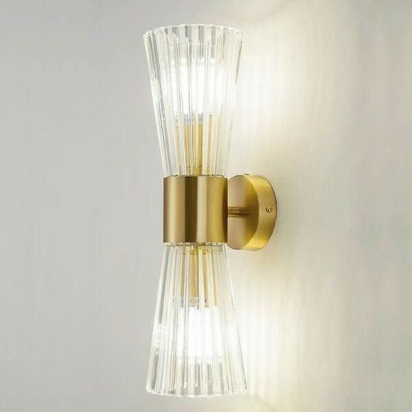 إضاءة جدارية كرستال لمبتين كويلا