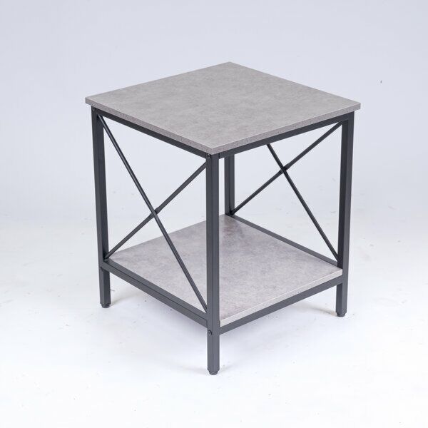 طاولة جانبية رينادا - رمادي غامق