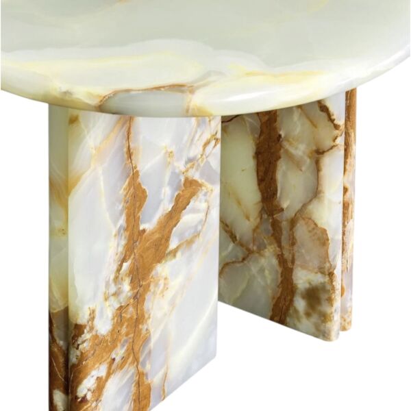 طاولة جانبية رخام اونيكس - أخضر