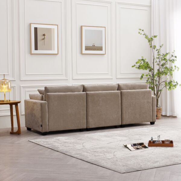 كنب زاوية مودولار كلاود لاين - بيج