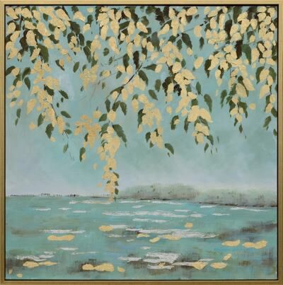 لوحة زيتية يدوية ليك