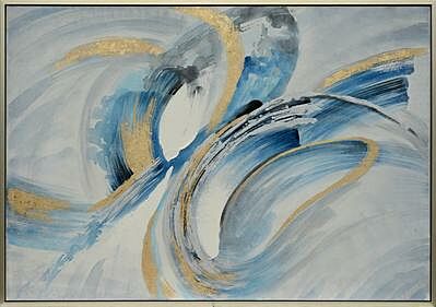 لوحة زيتية يدوية كلورد ويفز