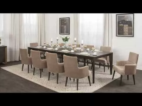 طقم طاولة طعام 10 كراسى ويستوود