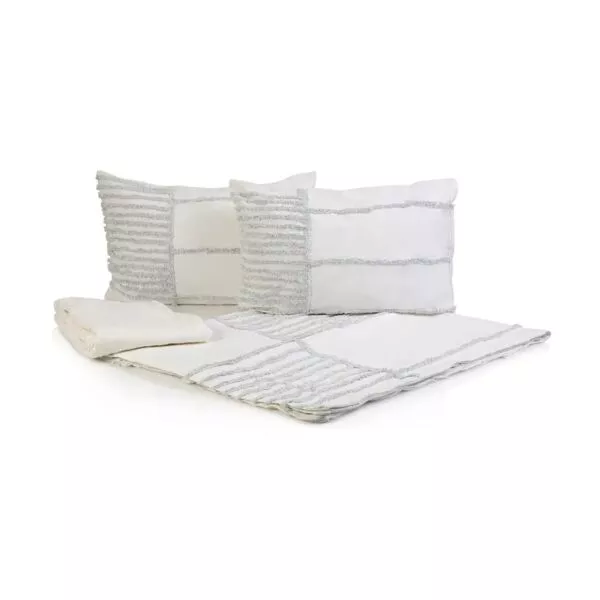 طقم مفرش سرير شودو أربع قطع   حجم كوين 150x200 سم