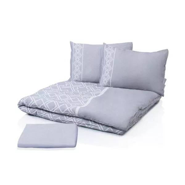 طقم مفرش سرير حجم ملكى  180X200 سم  4 قطع بروسلز
