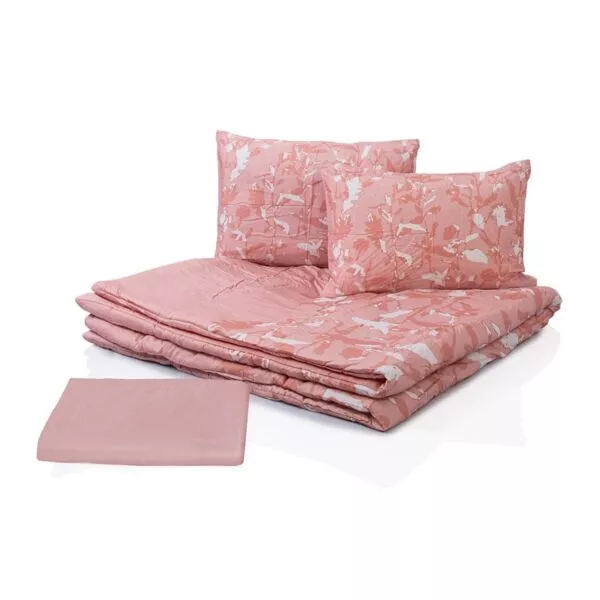 طقم مفرش سرير حجم ملكى  180X200 سم  4 قطع ريمسو