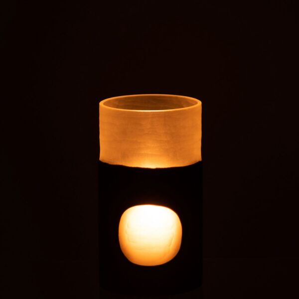 فازة سيركولو صغيرة - ابيض واسود