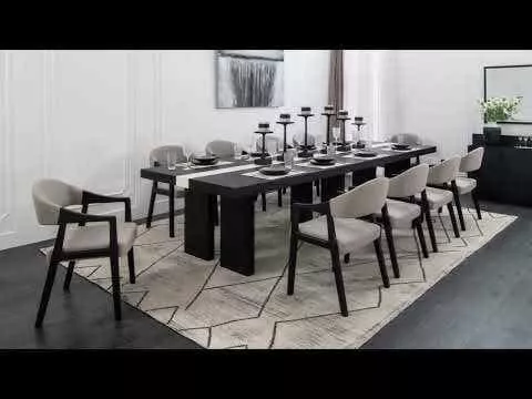 طقم طاولة طعام 10 كراسي تريكسر
