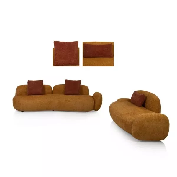 طقم كنب 2 قطعة إيسوفا