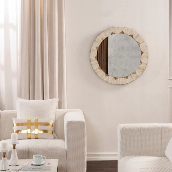 مرآة حائط ديفلين - ذهبي