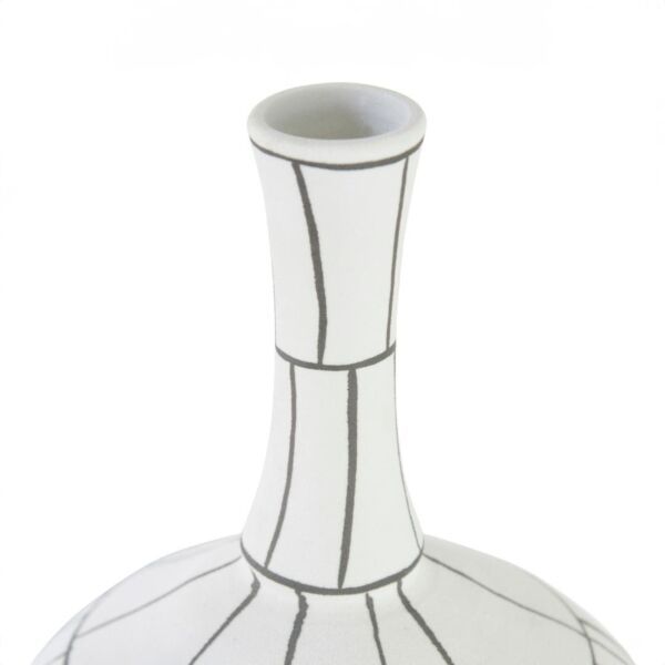 مزهرية هيدويج - ابيض