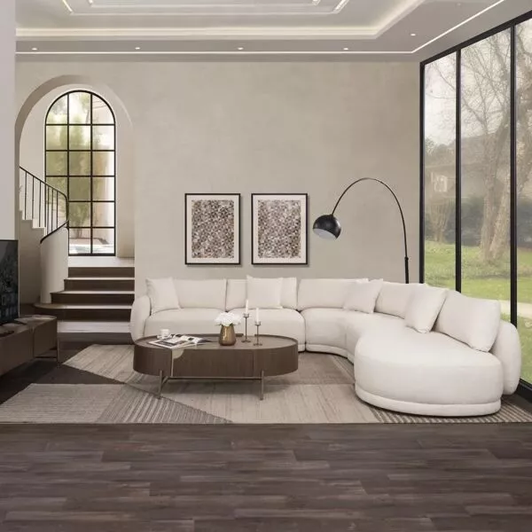 طقم كنبة زاوية 4 قطع برونان