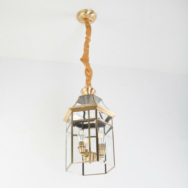 اضاءة معلقة دبلين مقاس كبير نحاسي