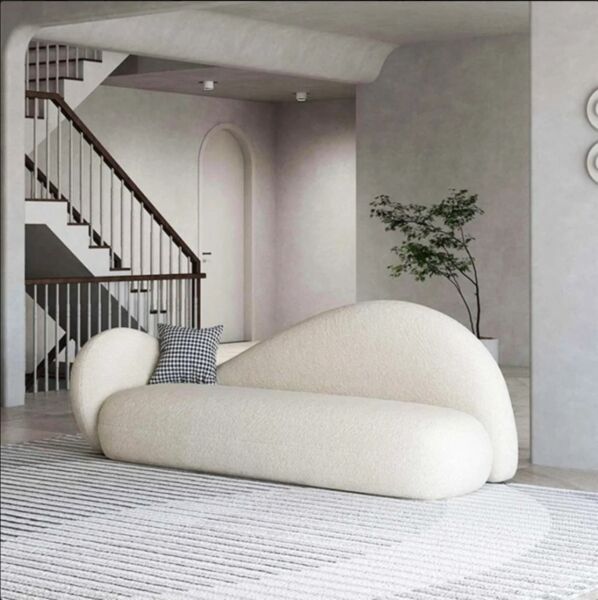 كنبة زاوية سمبلز - اوف وايت