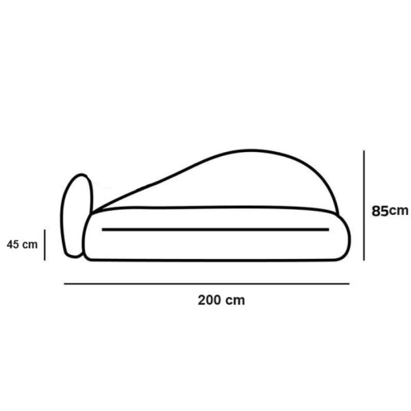 كنبة زاوية سمبلز - اوف وايت