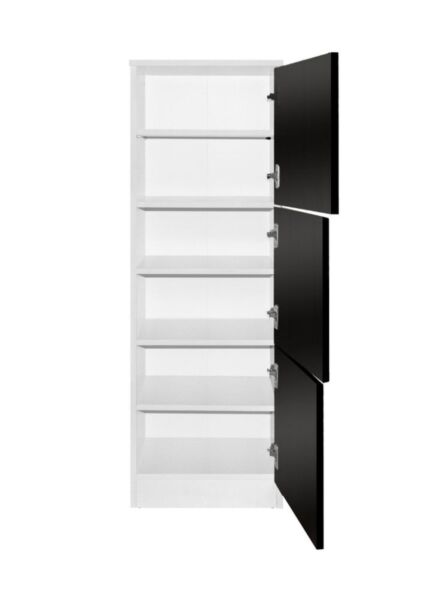 خزانة أحذية اوريانو - أبيض و أسود