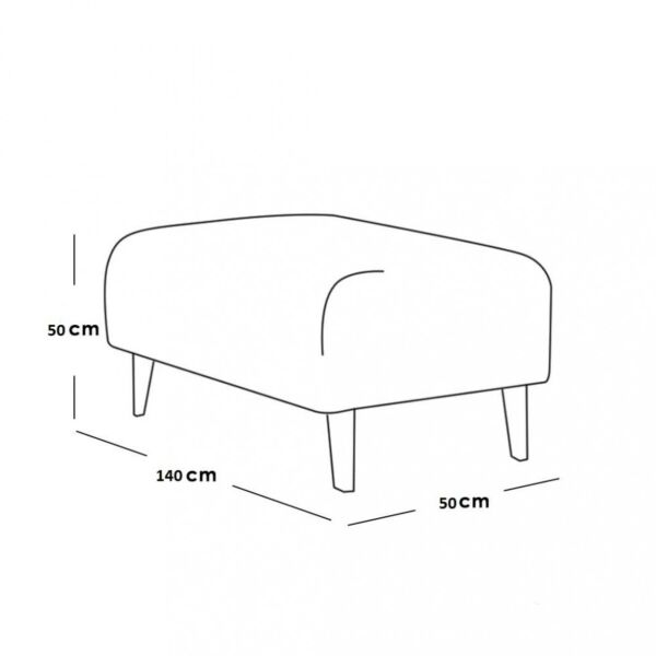 مقعد بنش كلاسي - رمادي