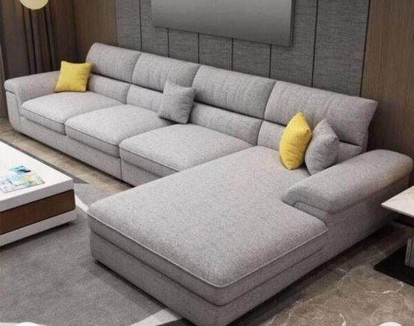 كنب زاوية حرف L ديانا - رمادي