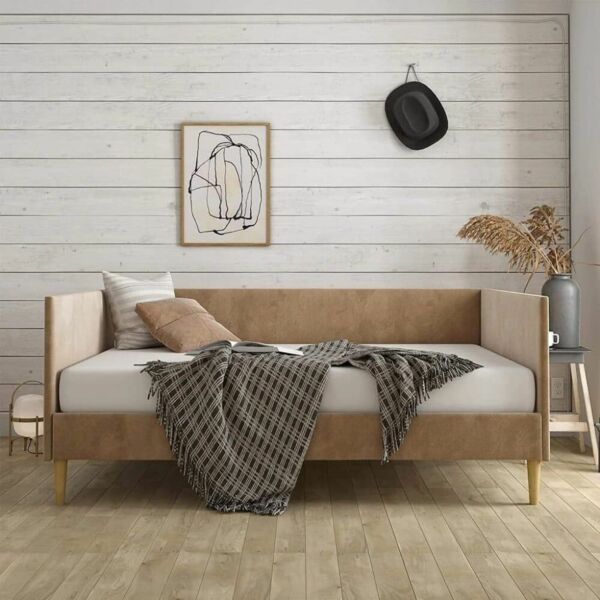 كنبة سرير ابيلا 180×90×80 سم - بني