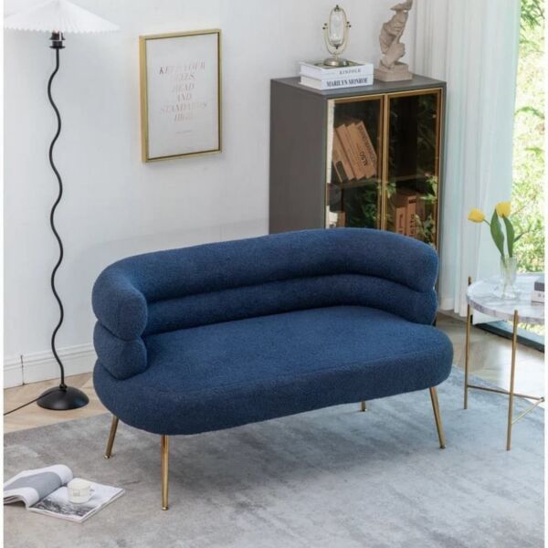 كنبة مقعدين دايمر - ازرق