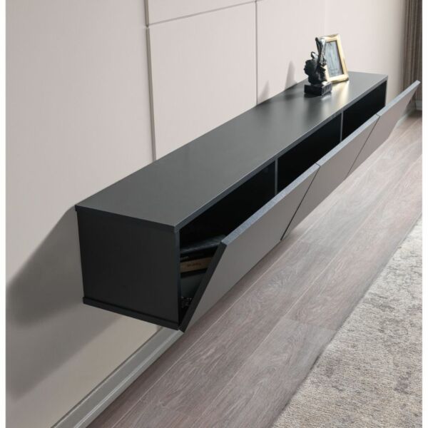 حامل تلفزيون جداري انثتر إلم كوڤ - رمادي غامق