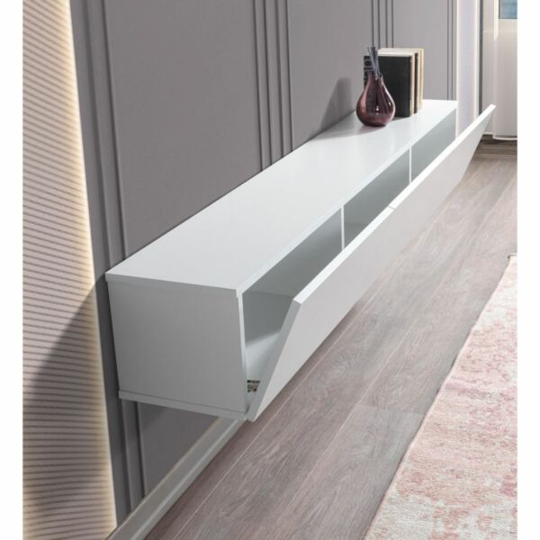 حامل تلفزيون جداري وينت  إلم كوڤ - ابيض