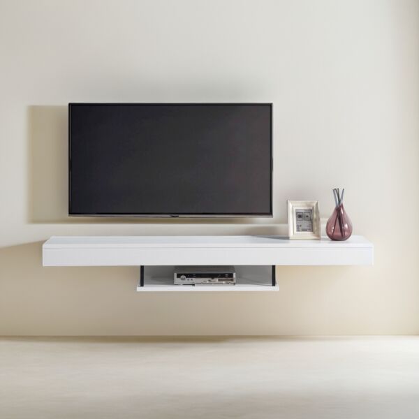 حامل تلفزيون جداري البيرس إلم كوڤ - ابيض