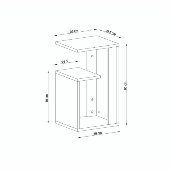  طاولة جانبية ويلث إلم كوڤ