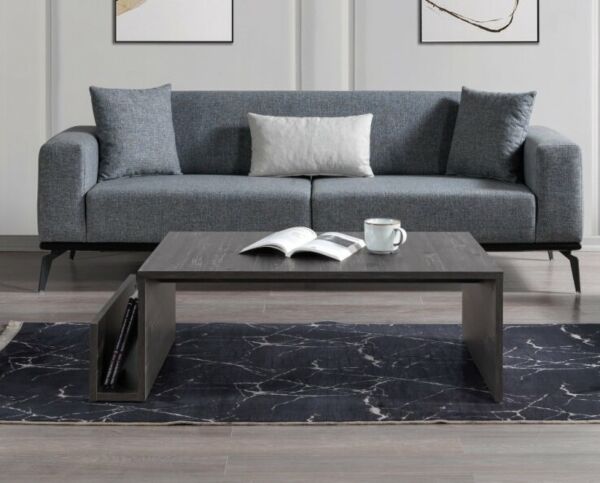 طاولة قهوة ريجنار خشبية أسود - 32x107x55 سم