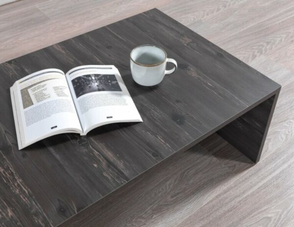 طاولة قهوة ريجنار خشبية أسود - 32x107x55 سم