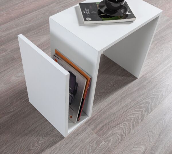 طاولة جانبية يوسون إلم كوف - أبيض