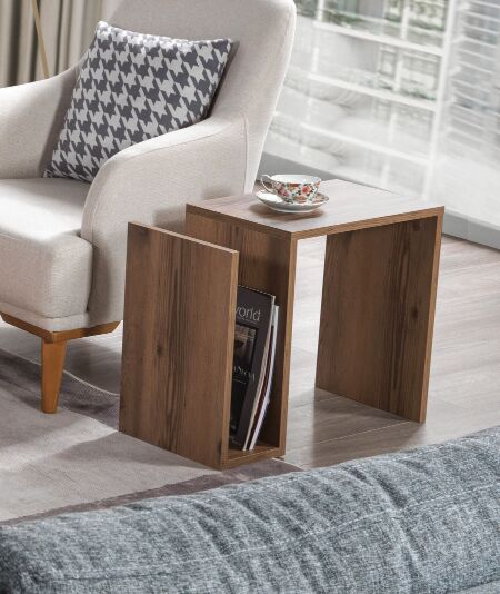 طاولة جانبية يوسون إلم كوف - بني