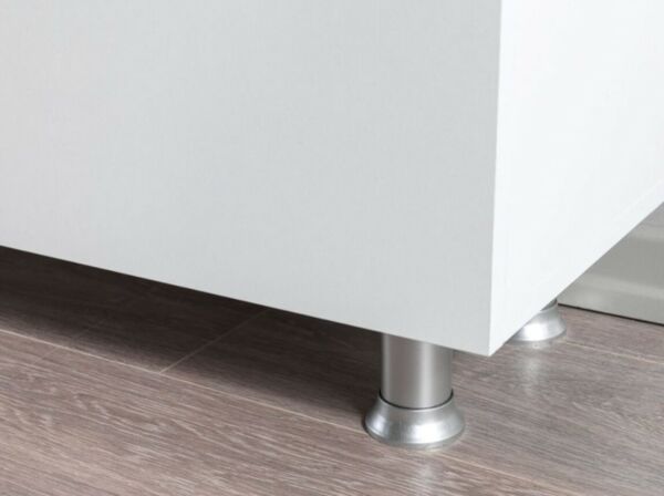 طاولة تلفزيون ديزان إلم كوف خشبية مع رف أبيض