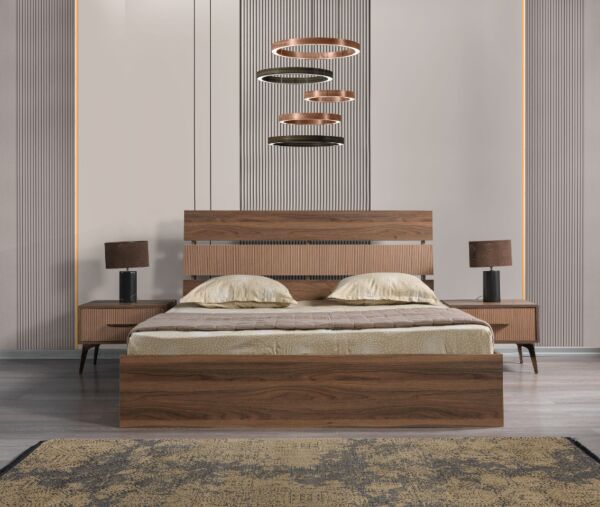 طقم غرفة نوم كينج 5 قطع - بارو- 180x200