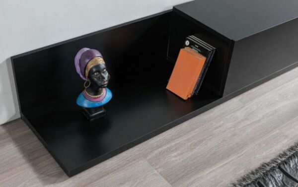 طاولة تلفزيون إنسيتي - أسود