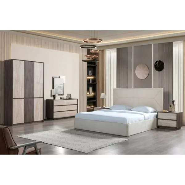 طقم غرفة نوم كينج 4 قطع - جراند - 180x200