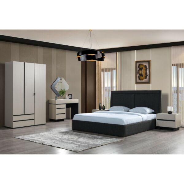 طقم غرفة نوم كينج 4 قطع - امور - 180x200