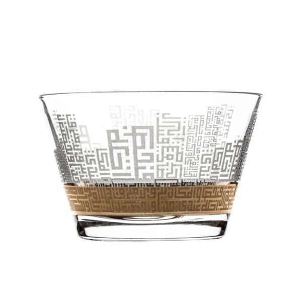 طقم زبادي أبراج 6 قطع لون ذهبي