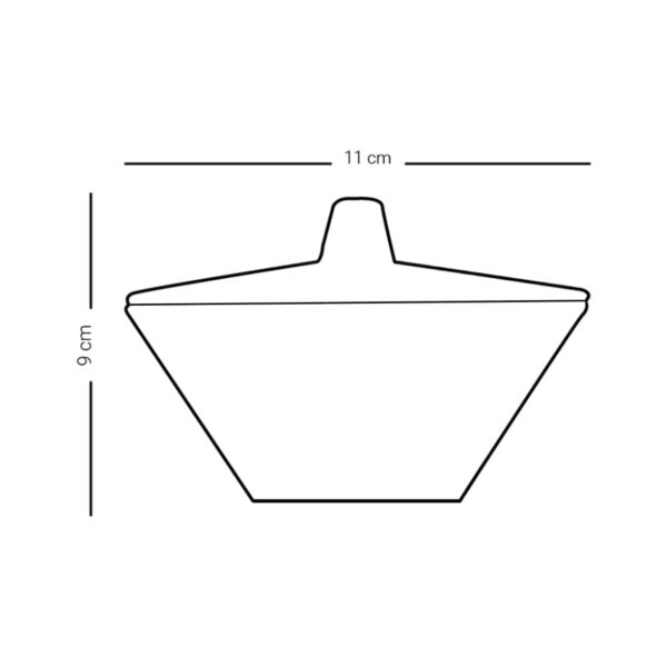تمرية مع غطاء قرطبة لون ذهبي