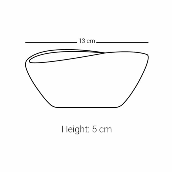 طقم زبادي سرور لون بلاتيني صغيرة